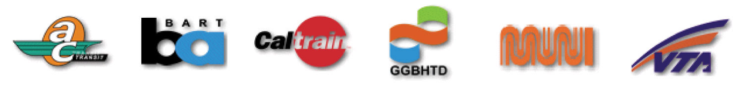 Logos of MTC's Translink Participants